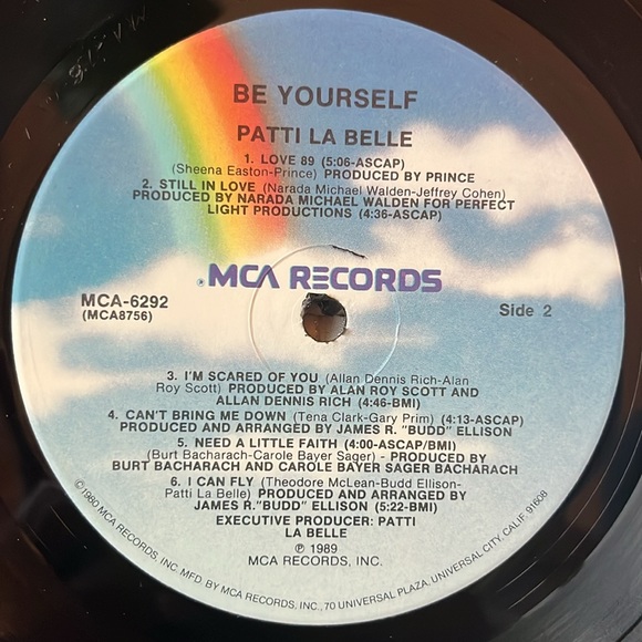 Patti LaBelle - “Be Yourself” Vinyl LP - Picture 5 of 5